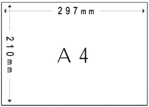 size a4