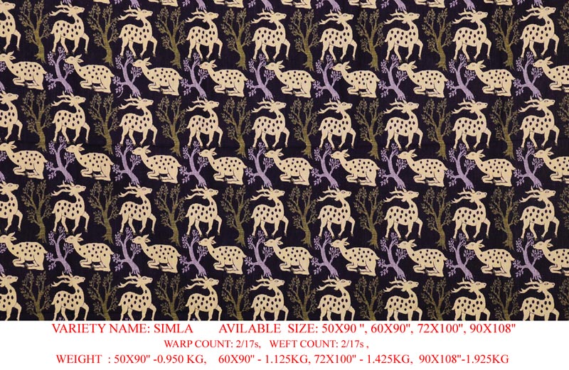 Simla Double Bed Sheet