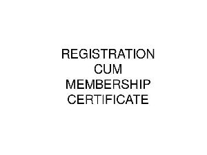 Registration Cum Membership Council Services