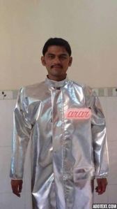 aluminized suits