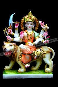 Marble Durga Mata Statue