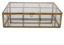 Glass Metal Storage Boxes