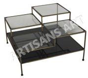 Metal Glass Coffee Table