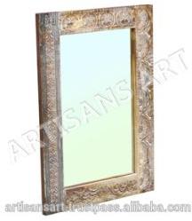 Solid Wood Carving Mirror