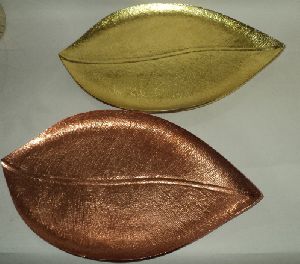 shiny copper platters
