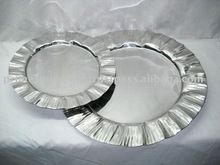 steel bowl center bowl charger plate