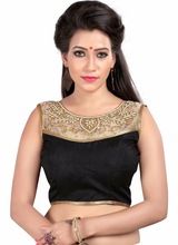 Black designer blouse