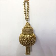 Designer golden metal sling bag