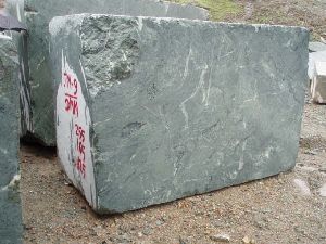 green marble block