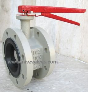 Double Flanged End Butterfly Valve