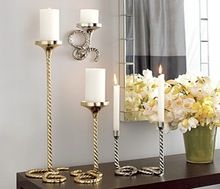 Metal Twist Candle Stand