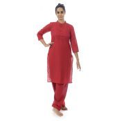 Buttoned Yoke Mid Length Kurti