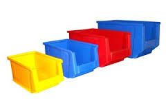 PLASTIC BINS AND TRAY