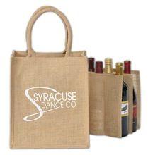 Jute Wine Bottle Bags