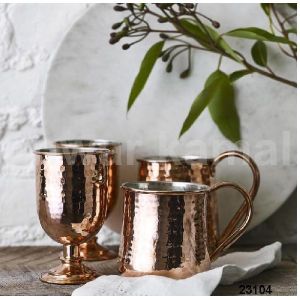 Copper Hammered Mug