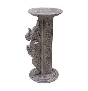 Carved Wooden Pillar