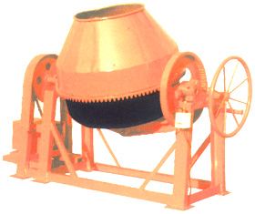 manual loading concrete mixer