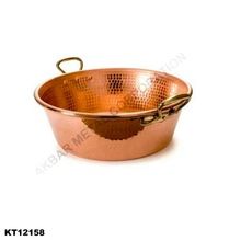 Copper Tub Hammered Brass Handle