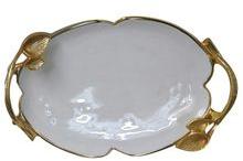 Aluminium white Enamel Platter