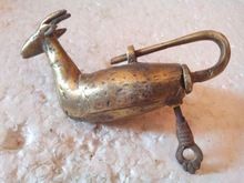 Brass Beautiful Deer Lock