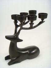 Aluminum Deer Tea Light Holder