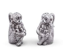 Aluminum Monkey Salt and Pepper