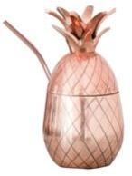 Copper Pineapple Cup Tumbler