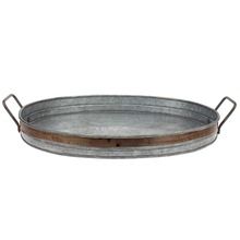 Galvanized Metal Serving Tray