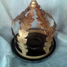 Iron Crown Tea Light Holder