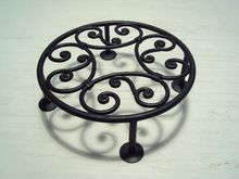 iron wire flower pot stand