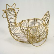 Metal Mesh Wire Egg Storage Basket