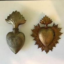 Metal sacred heart