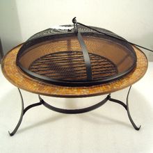 Mosaic Iron Fire Pit