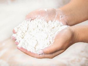 white talcum powder