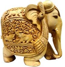 Carving Elephant Handicraft Home Decor Items