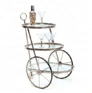 Metal Bar Cart trolley