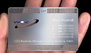 Stainless Steel Business Card