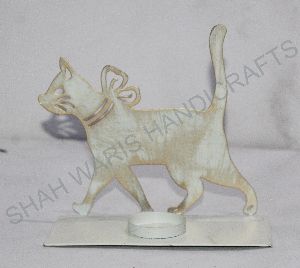 DECORATIVE SHADOW CAT T LIGHT HOLDER