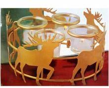 christmas candle holders