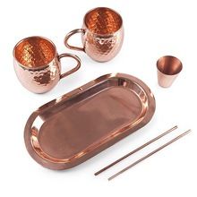 copper mugs set