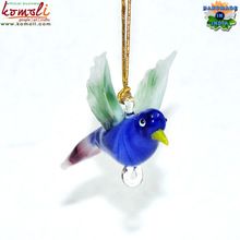 Colorful glass bird