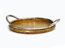 Round Wooden Tray