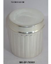 Brass Silver Plated Kitchen Container