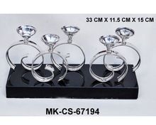 Metal Five Lite Candle Holder