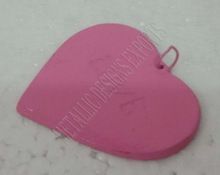 Christmas Metal Heart Engraved Ornaments