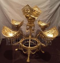 Gold Plated Fruit Table Stand