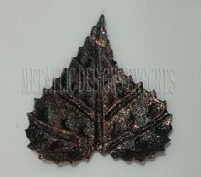 Metal Christmas Hanging Leaf Ornaments