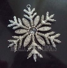 Metal Crystal Christmas Ornaments
