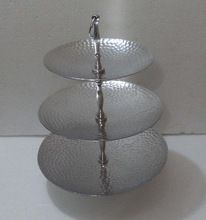 Metal Hammered tier Cake Stand