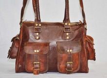 leather women handbag